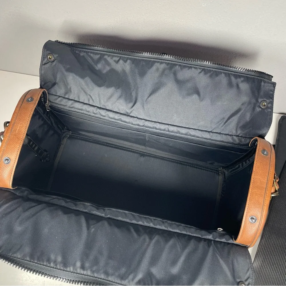 Glaser Designs 19” Leather Litigation Day Bag Satchel Briefcase Travel SF USA